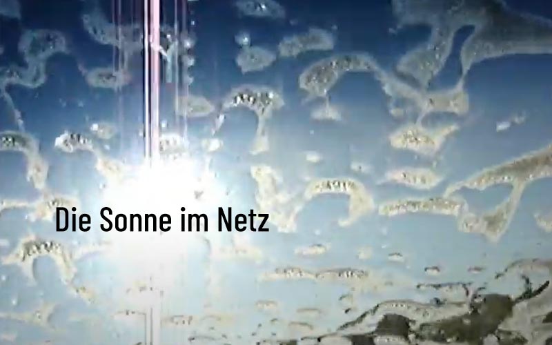 Die Sonne im Netz